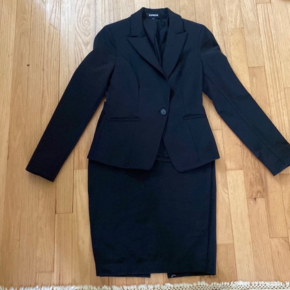 Express Body Contour Collection Pencil Suit Skirt - Picture 7 of 7